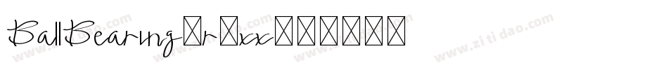 BallBearing-r9xx字体转换