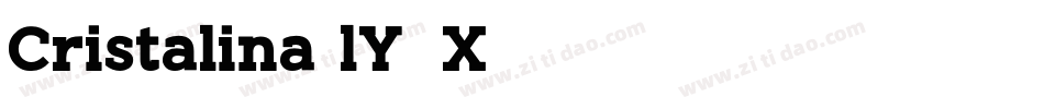 Cristalina-lY8X字体转换