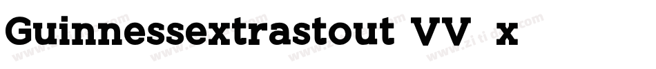 Guinnessextrastout-VV8x字体转换