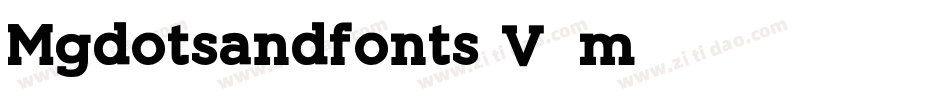 Mgdotsandfonts-V5m0字体转换 Mgdotsandfonts-V5m0字体转换