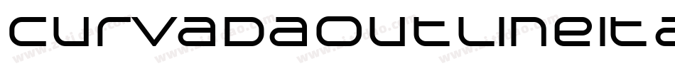 CurvadaOutlineItalic-8L0z字体转换
