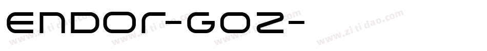 Endor-G0Z字体转换 Endor-G0Z字体转换