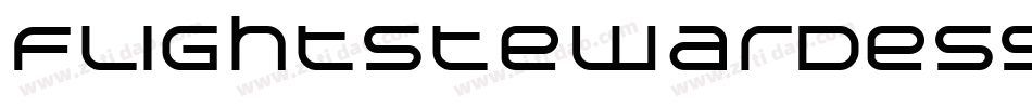 FlightStewardessLight-7M5D字体转换