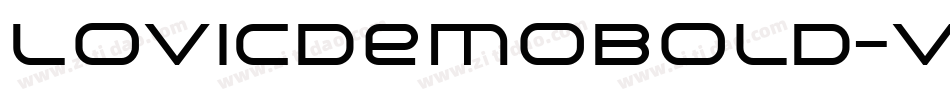 LovicDemoBold-vmn5D字体转换 LovicDemoBold-vmn5D字体转换