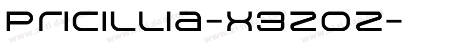 Pricillia-X3Z0Z字体转换