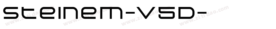 Steinem-v5D字体转换