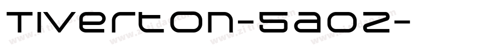 Tiverton-5a0Z字体转换