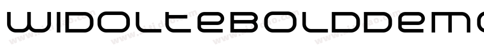 WidolteBoldDemo-lG0Z字体转换