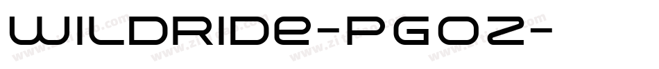 WildRide-pg0Z字体转换 WildRide-pg0Z字体转换