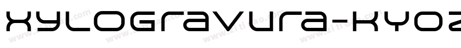 Xylogravura-KY0Z字体转换