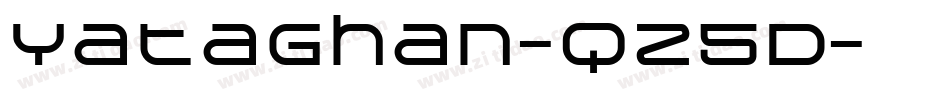 Yataghan-qZ5d字体转换 Yataghan-qZ5d字体转换