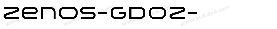 ZenOs-GD0Z字体转换