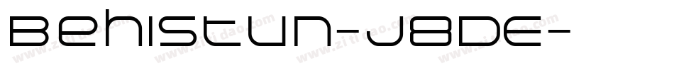 Behistun-J8dE字体转换