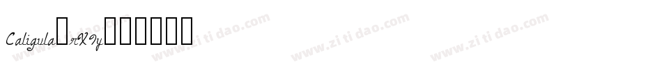 Caligula-rX9y字体转换