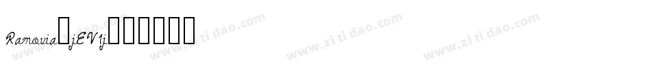 Ramovia-jEV1j字体转换