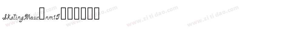 SkatingMove-nm1J字体转换