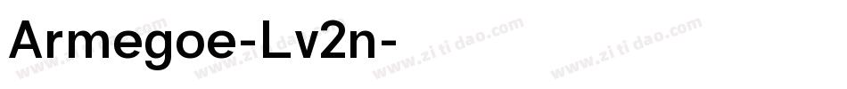 Armegoe-Lv2n字体转换