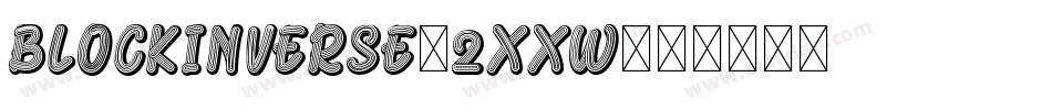 BlockInverse-2XXw字体转换