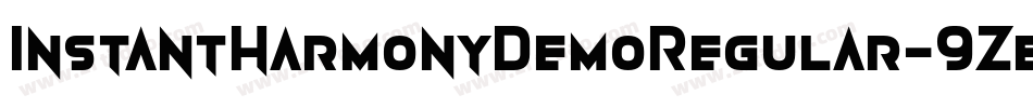 InstantHarmonyDemoRegular-9ZeL字体转换