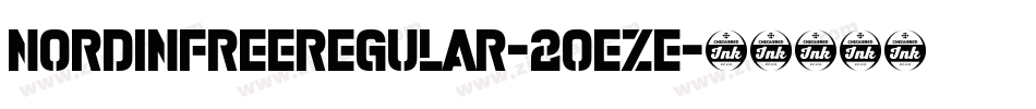 NordinfreeRegular-2OEze字体转换