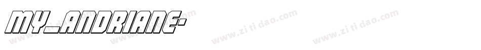 my_andriane字体转换