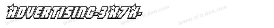 Advertising-3R7X字体转换