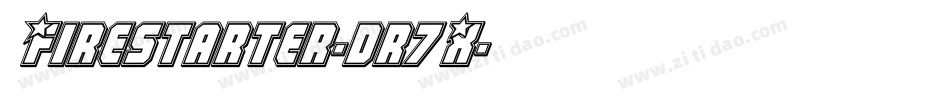 Firestarter-dr7X字体转换