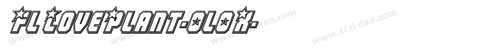FlLovePlant-0l0X字体转换