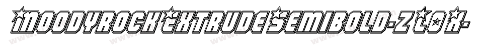 MoodyrockExtrudeSemibold-zL0X字体转换