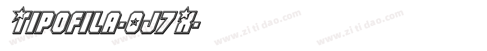 Tipofila-0j7X字体转换