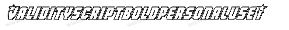 ValidityscriptboldpersonaluseI-DO0x3字体转换 ValidityscriptboldpersonaluseI-DO0x3字体转换