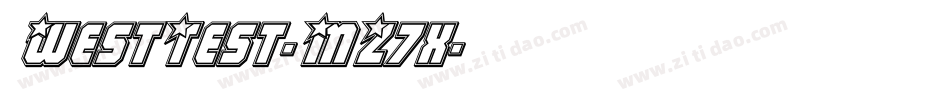 WestTest-MZ7x字体转换