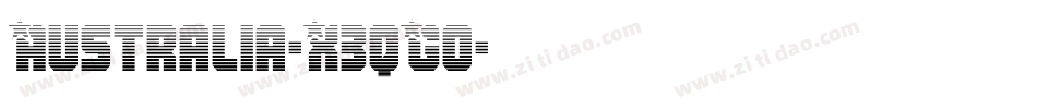 Australia-X3qGo字体转换