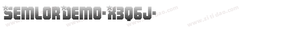 SemlorDemo-X3q6j字体转换