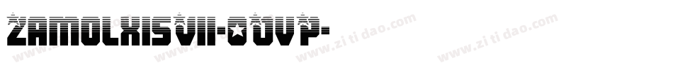 ZamolxisVii-0OvP字体转换