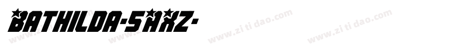 Bathilda-5AXz字体转换
