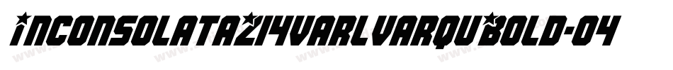 InconsolataZi4varlvarquBold-o4Xz字体转换