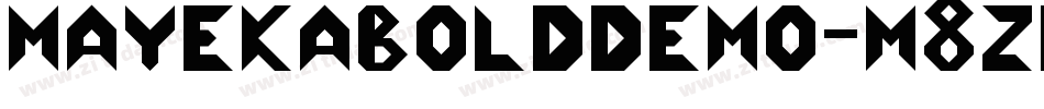 MayekaBoldDemo-M8zr字体转换