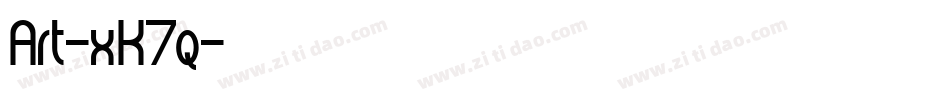 Art-xK7q字体转换