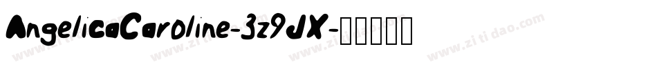AngelicaCaroline-3z9JX字体转换