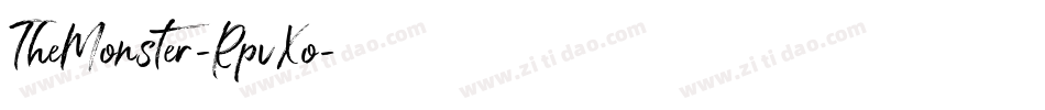 TheMonster-RpvXo字体转换 TheMonster-RpvXo字体转换
