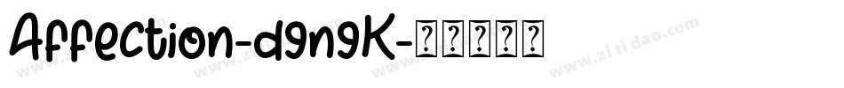 Affection-d9n9K字体转换