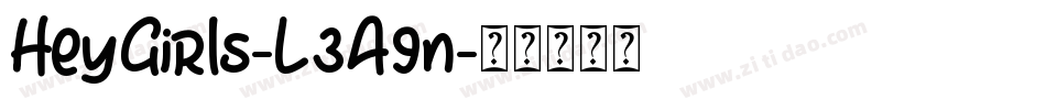HeyGirls-L3A9n字体转换