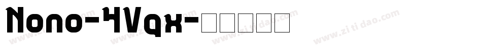 Nono-4Vqx字体转换