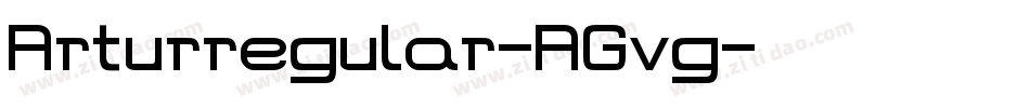 Arturregular-AGvg字体转换