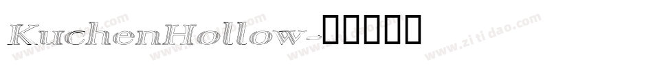 KuchenHollow字体转换