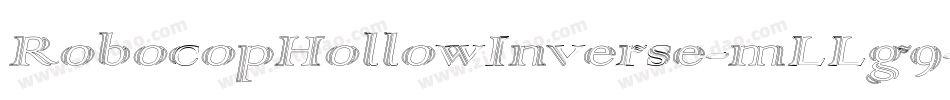 RobocopHollowInverse-mLLg9字体转换