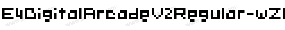 E4DigitalArcadeV2Regular-wZOw字体转换