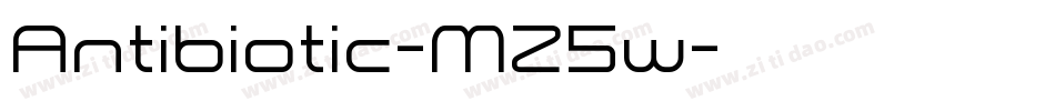 Antibiotic-MZ5w字体转换