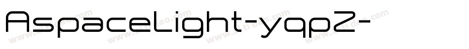 AspaceLight-yqpZ字体转换